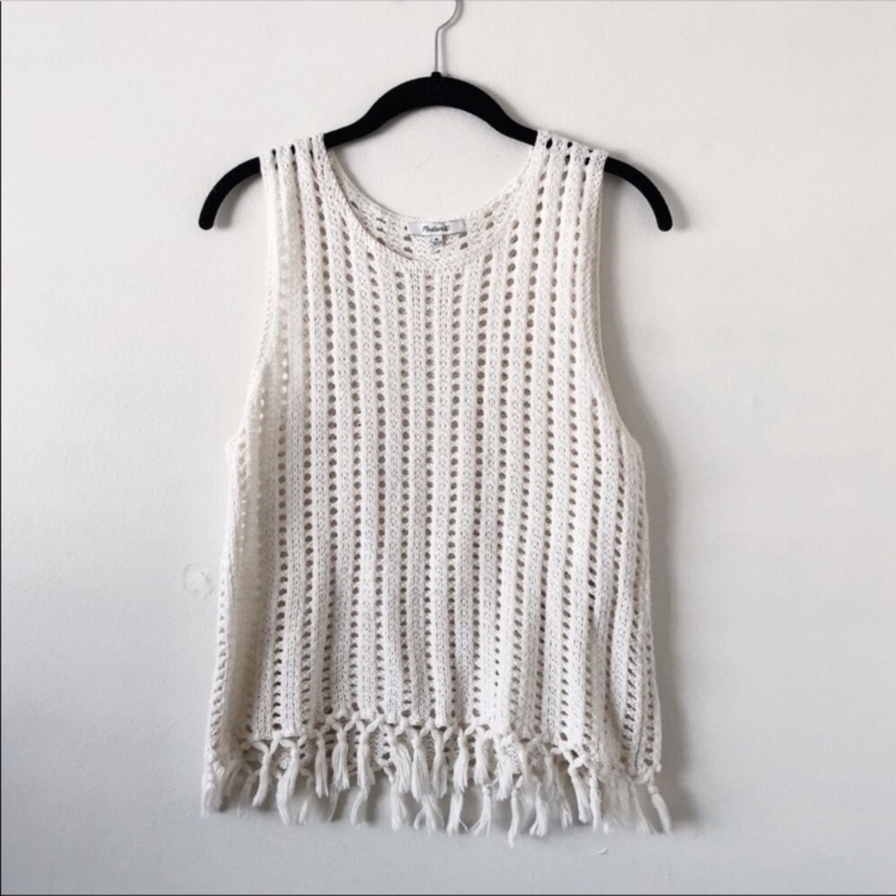 Madewell fringe top